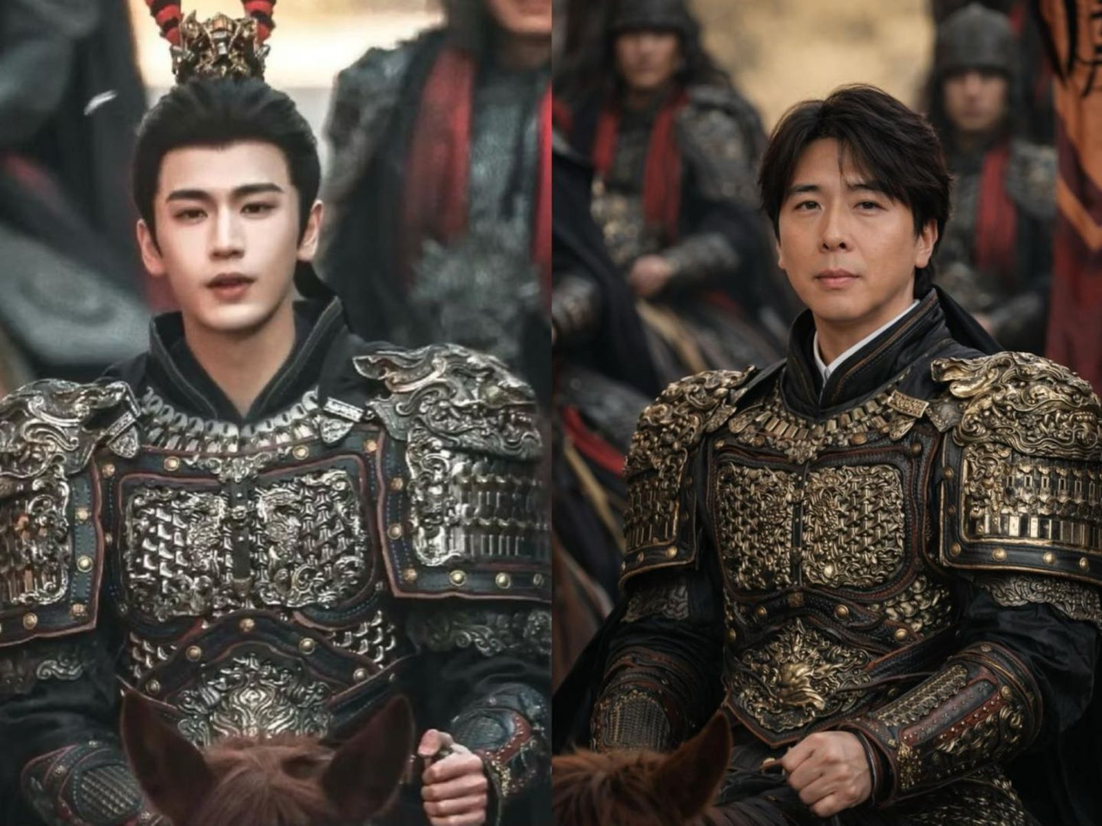 梁赫群（右）自封「梁安侯」。翻攝梁赫群臉書