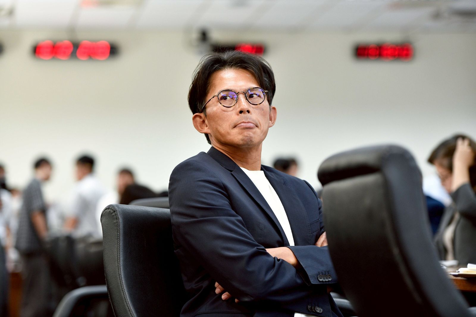 吳崑玉質疑黃國昌在經營一個情報系統。(資料照片/李智為攝)