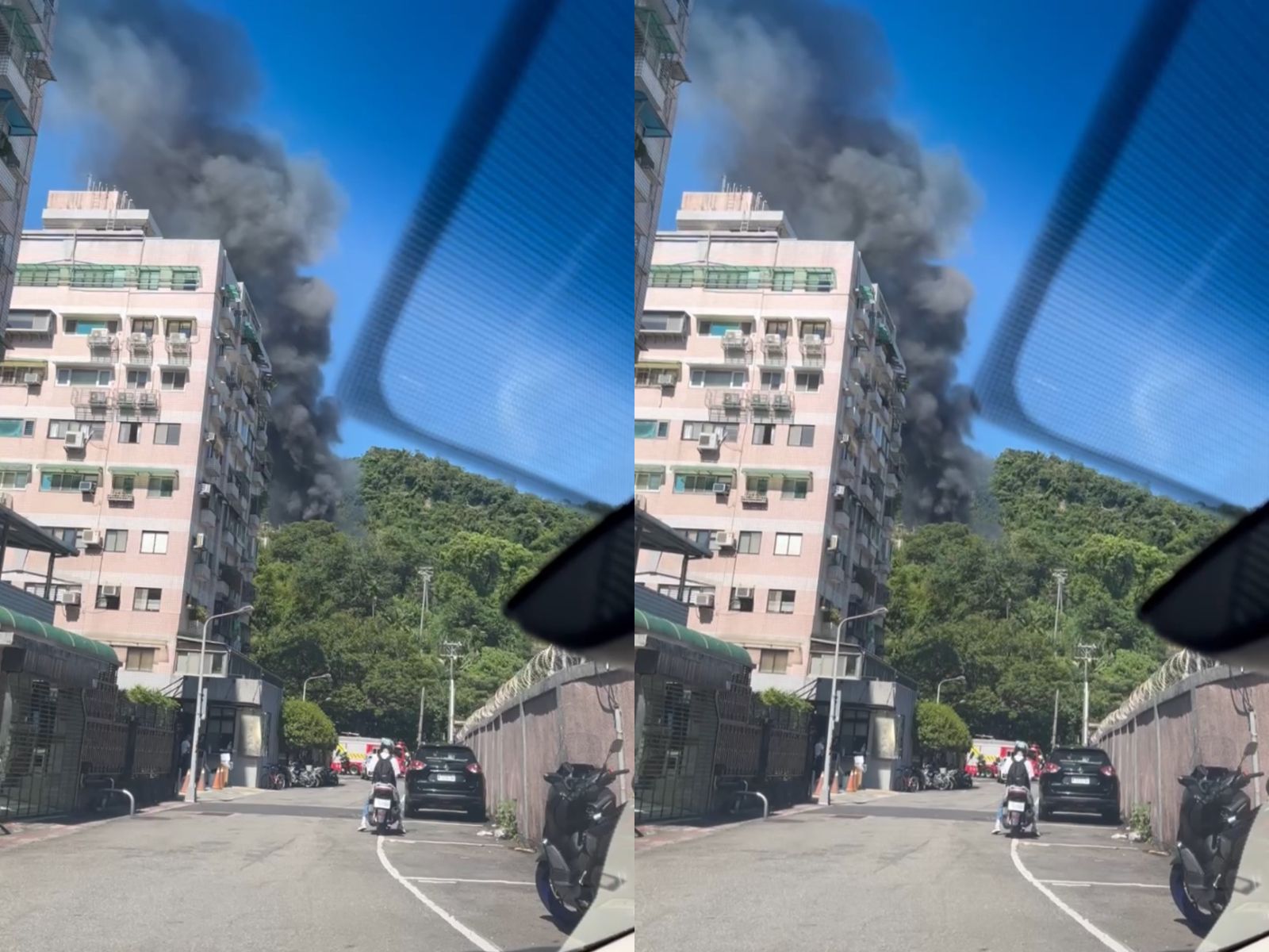 北市信義區驚傳火警！黑煙沖天直竄高樓　消防救出80歲老翁