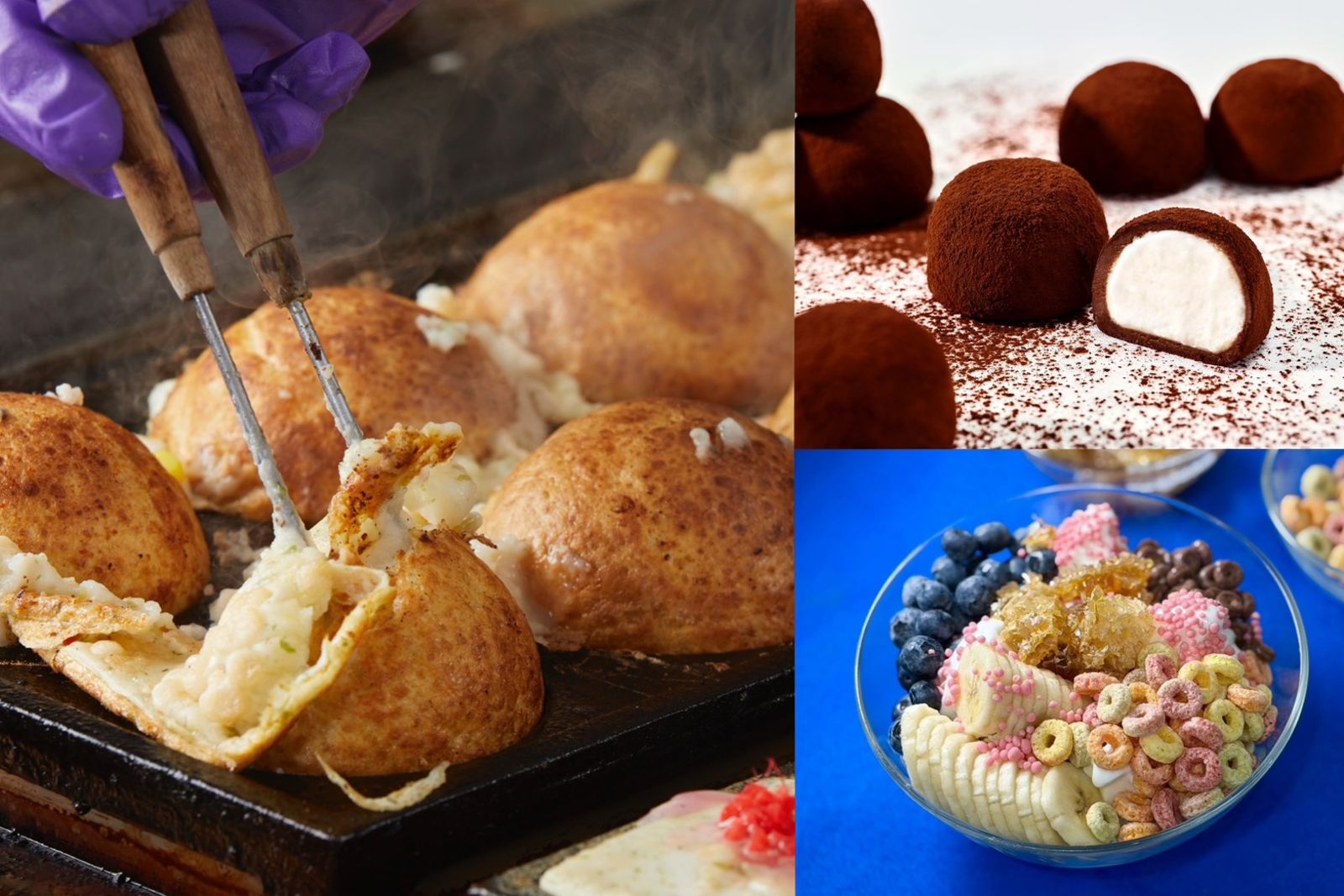 正男報食事/一月話題新開、快閃店盤點!超巨章魚燒、秒殺松露可可球、太研愛吃優格冰