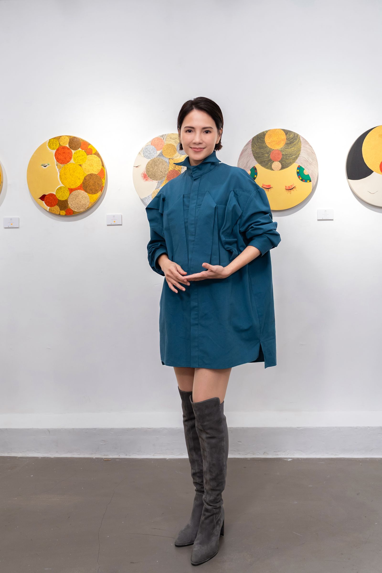 李心潔近日在香港開展。13a New Street Art Gallery提供