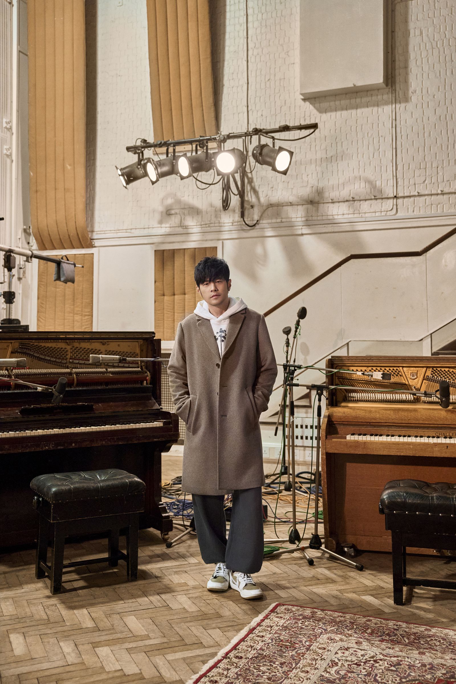 周杰倫日前推出的新歌〈即興曲〉,正是在艾比路錄音室錄製。杰威爾提供