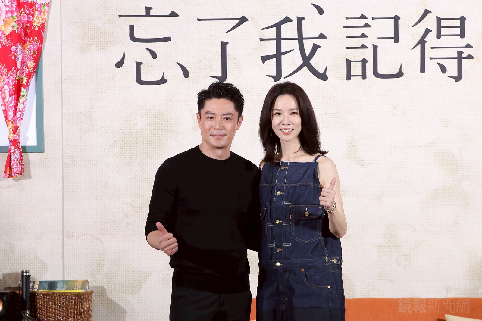 霍建華（左）、謝盈萱（右）在《忘了我記得》飾演離婚夫妻。李鍾泉攝