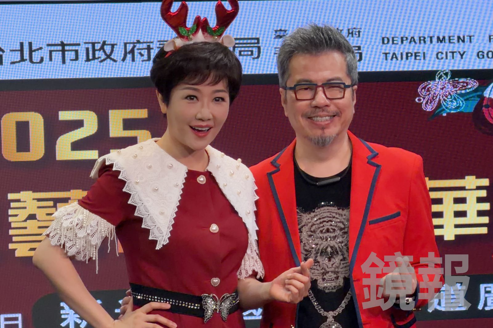 寇乃馨和黃國倫經常閃瞎大家眼睛。潘佳琪攝