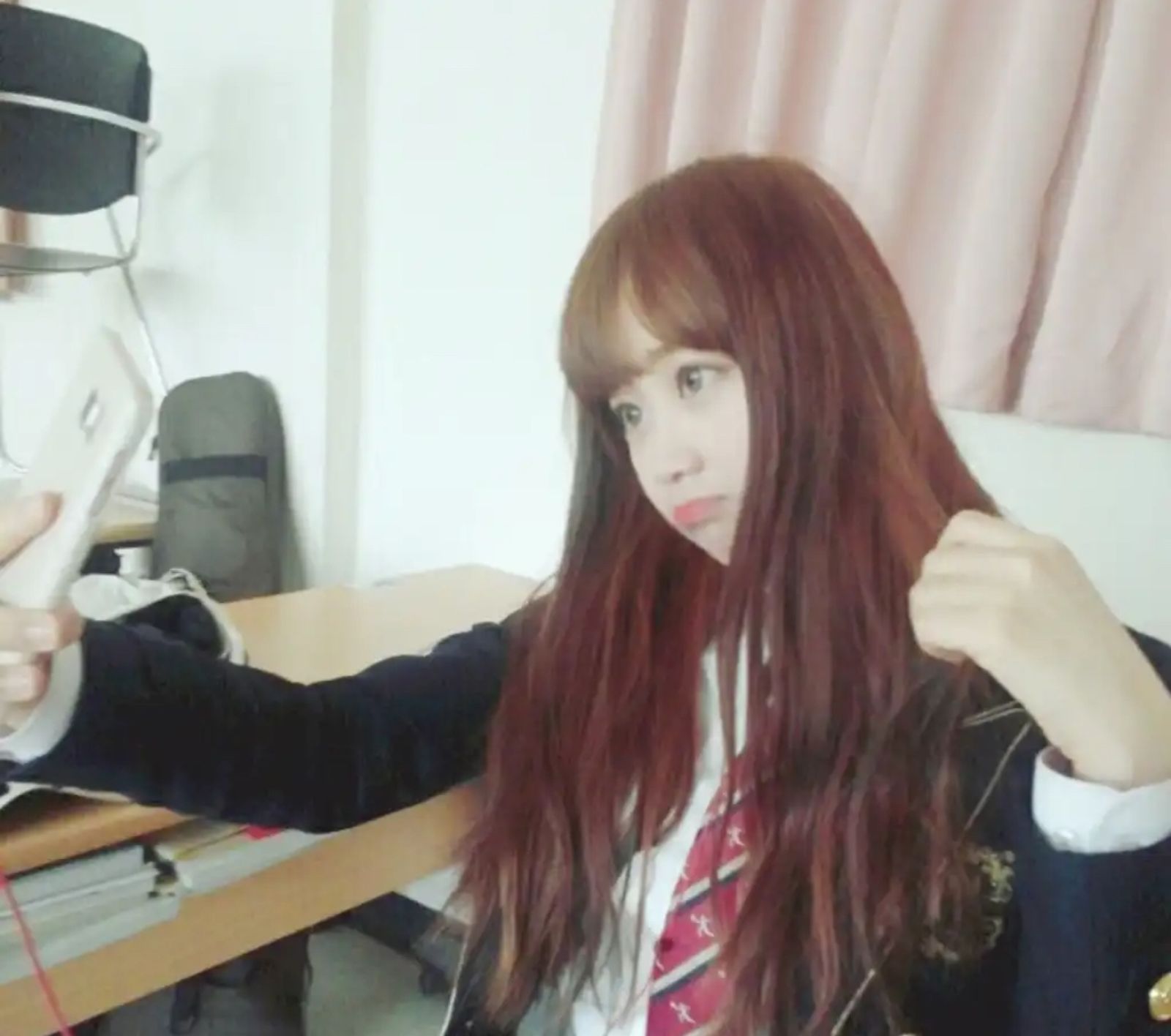 邊荷律高中時期就清純甜美。翻攝邊荷律IG