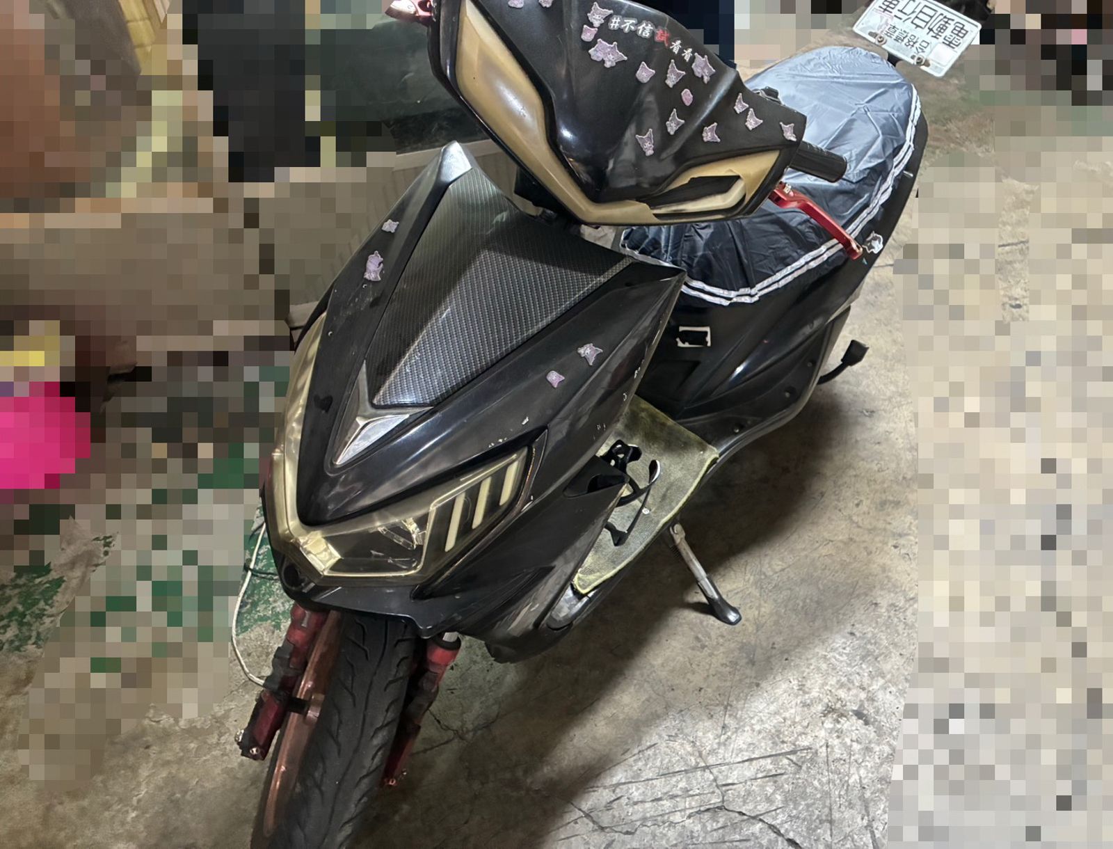 警方循線找到這輛微型電動二輪車。民眾提供