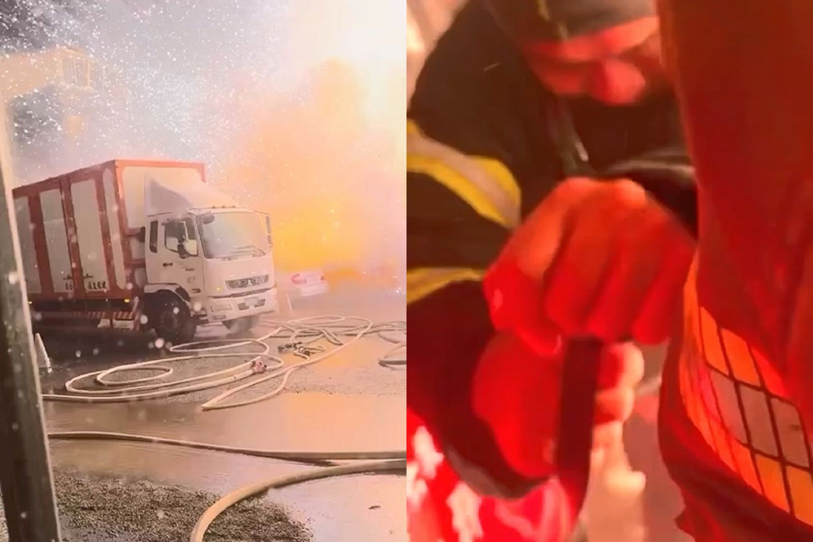 生死一瞬曝光!台南消防指揮官才喊完「趕快跑」就爆炸 同仁衝上護住幫擋烈火