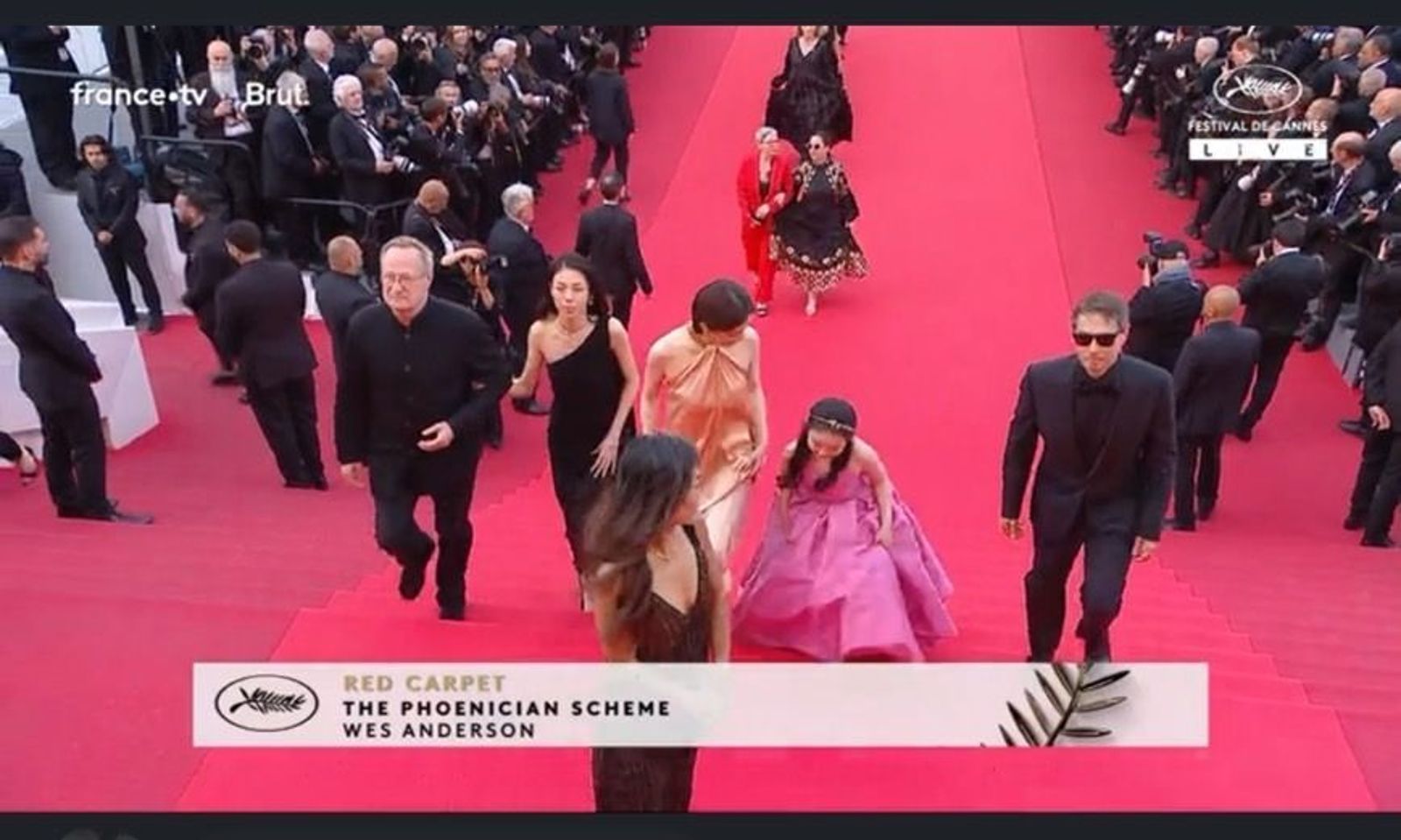 《左撇子女孩》劇組到坎城影展。左撇子女孩電影製作有限公司提供