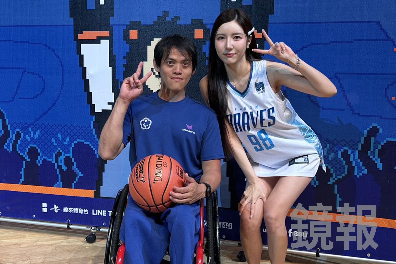運動平權再進步！南珉貞驚喜現身力挺輪椅籃球　陳易成看見「天使」超興奮