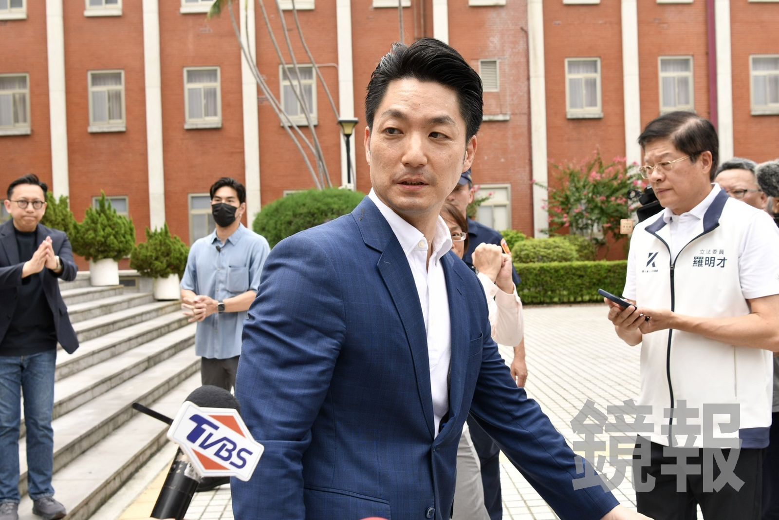 蔣萬安24日放鳥市政行程，跑立法院造勢。圖／攝影李智為