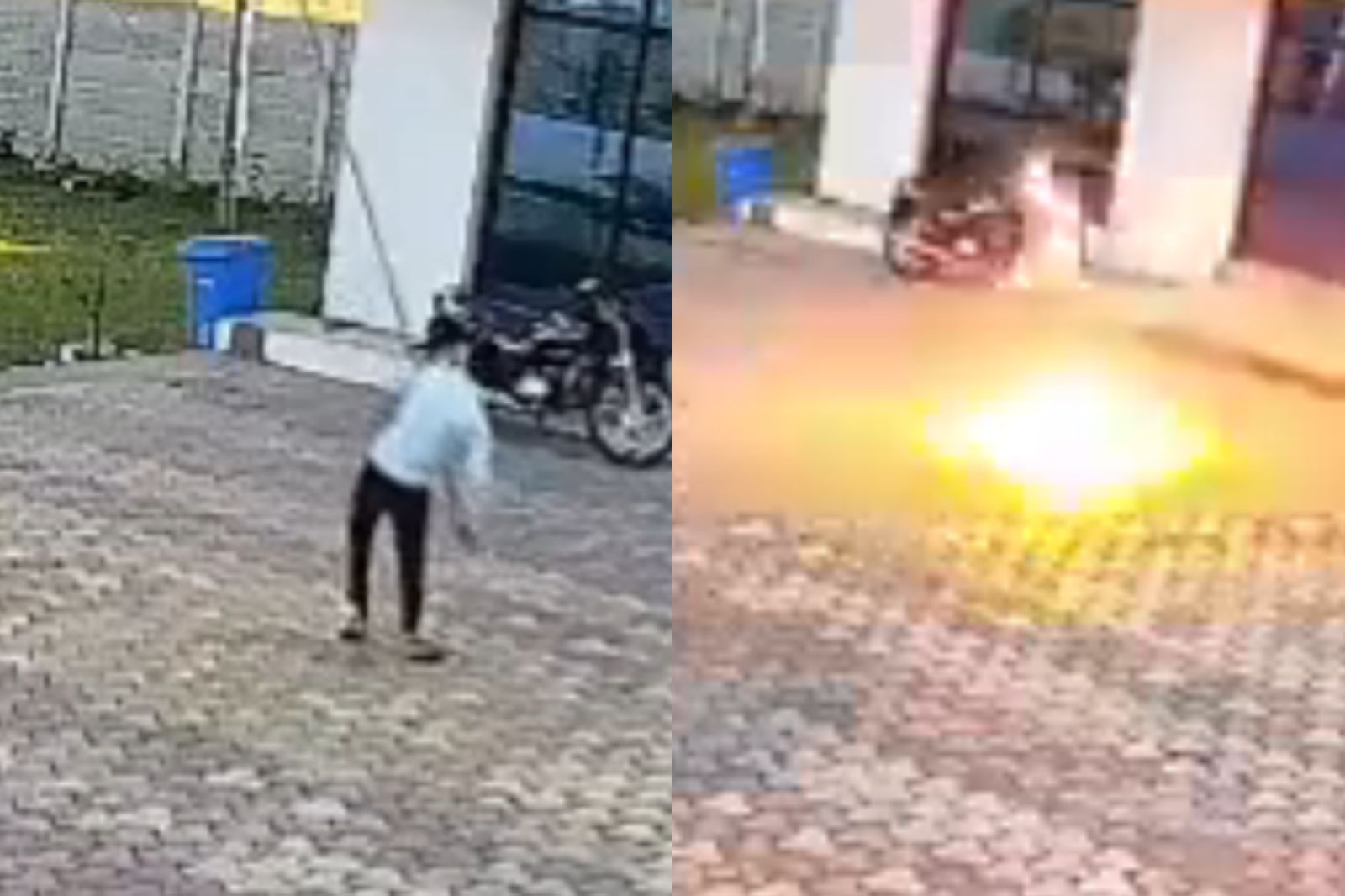 印度飯店員工「拿鐵管趕猴子」誤觸高壓電！炸成一團火球倒地慘死...業者揭真相