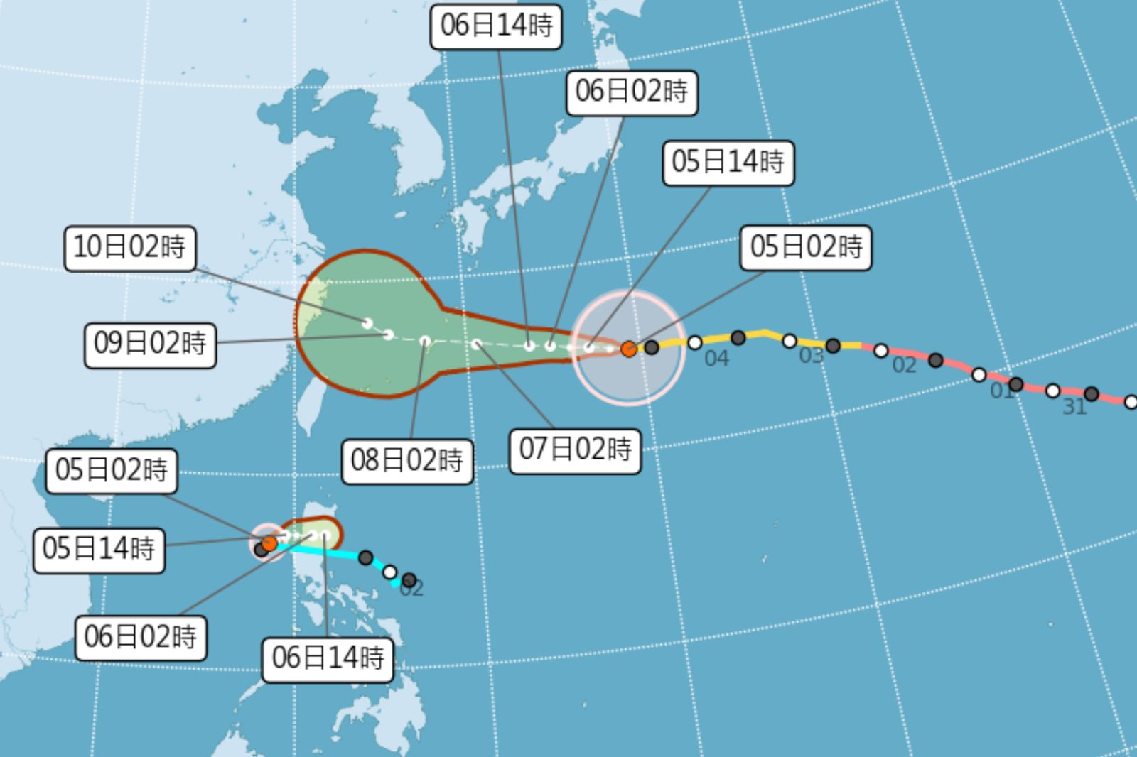 父親節來搗亂!白海豚「這2天最搖滾」 越晚北轉風雨越大「全台受影響」