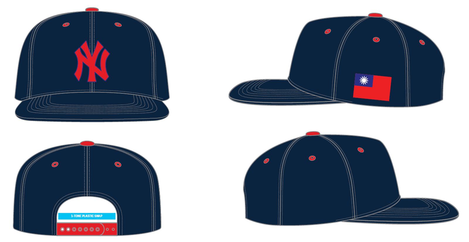 紐約洋基主場將舉辦隊史首場「紐約洋基台灣日」，購票者可獲得專屬球衣與球帽。圖／帕菲克國際運動行銷提供