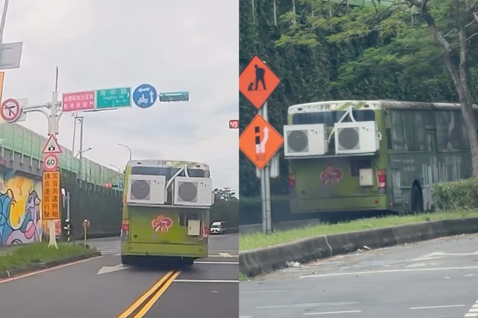 公車尾掛「冷氣室外機」上路!內行人揭真實用途...網直呼第一次看到