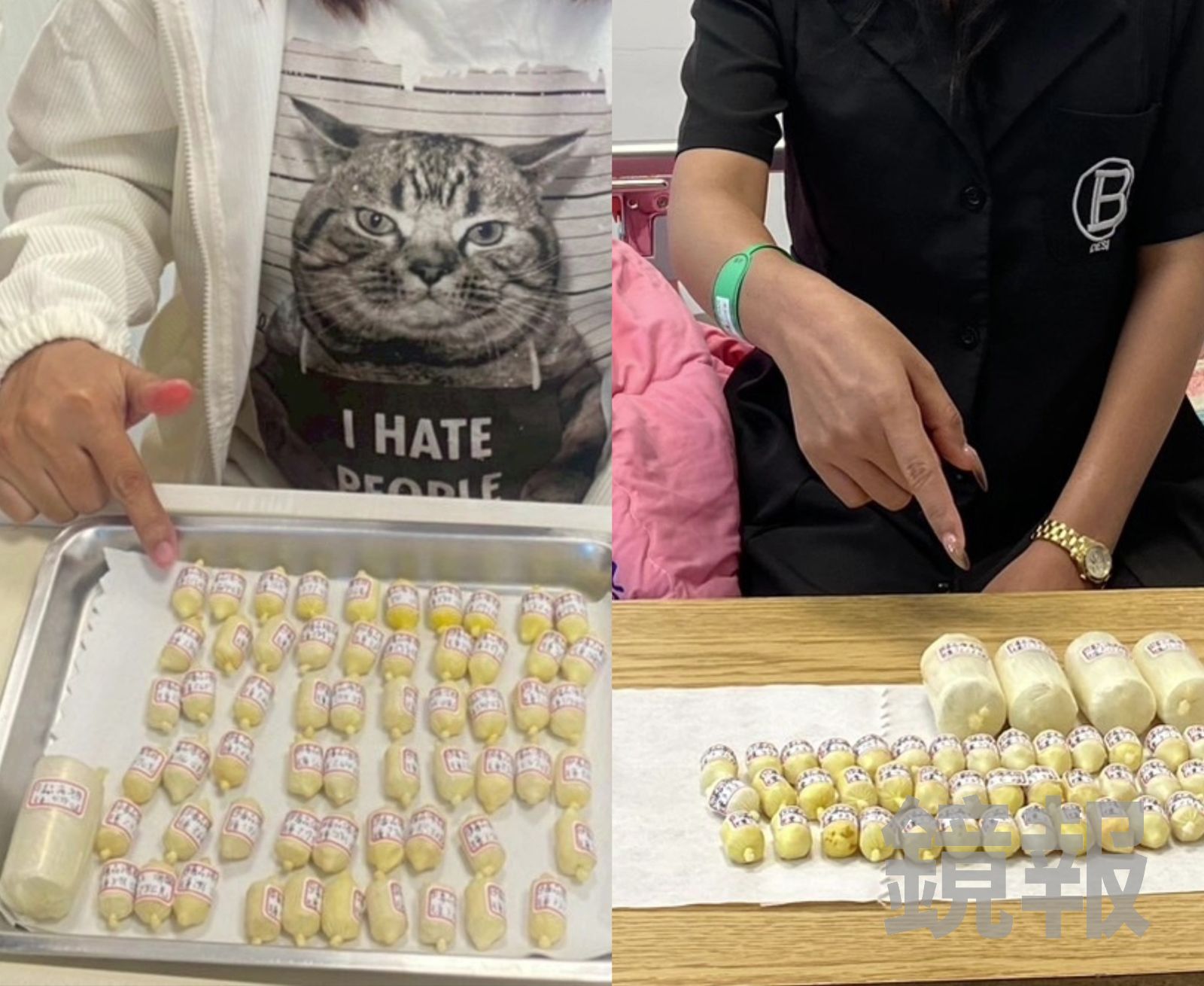 2泰國妹「人體運毒」830萬海洛因來台　吞肚、揉長條塞肛門闖關