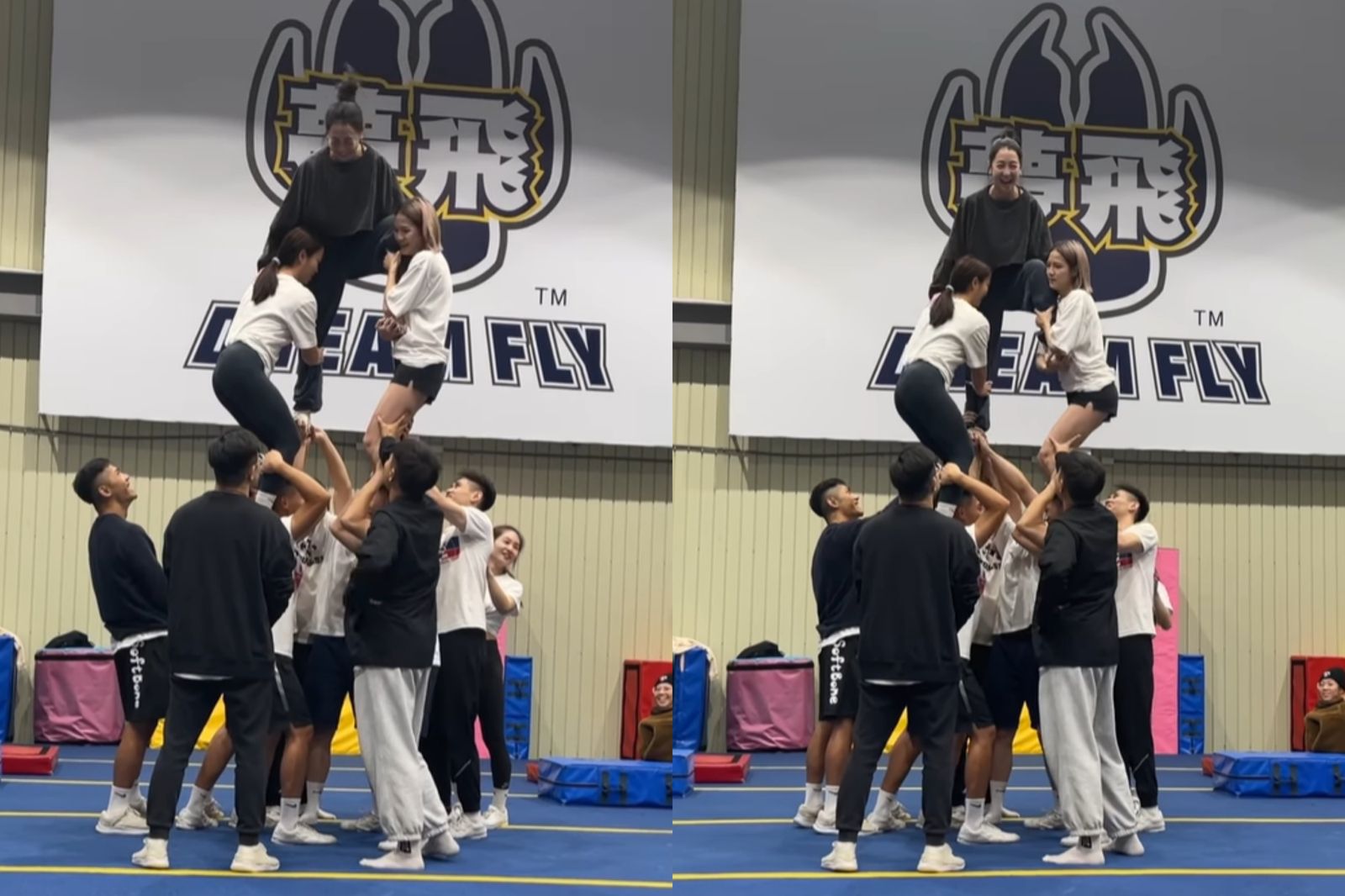 謝欣穎表演啦啦隊凍到雙腳沒知覺 冷笑話自爆怕高原因