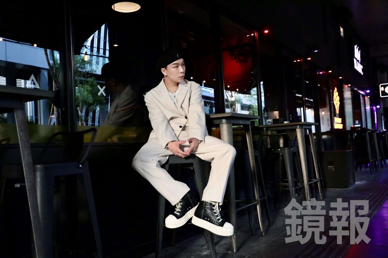 高中活動主持的機會，靠派翠克自己積極爭取。林煒凱攝