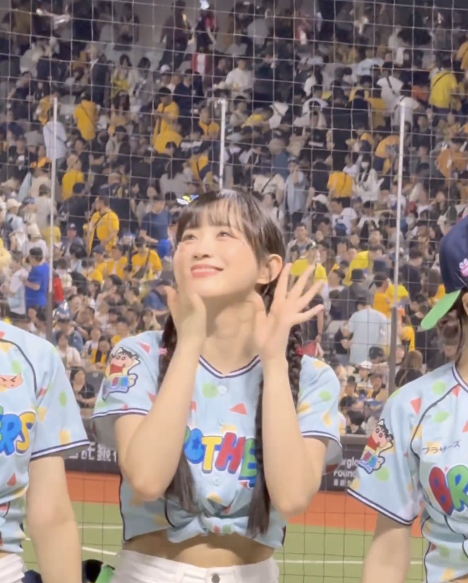 邊荷律（변하율）淚灑大巨蛋。翻攝邊荷律Threads 