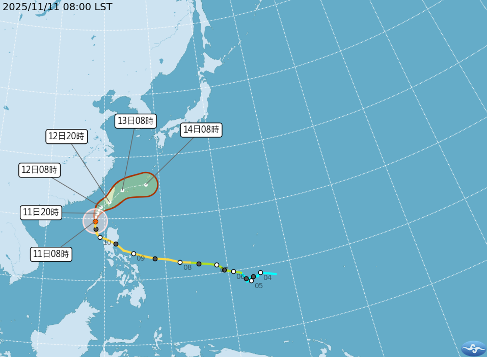 鳳凰颱風路徑再南修!專家曝「登陸時間提前了」…這地區恐成「正面迎擊區」