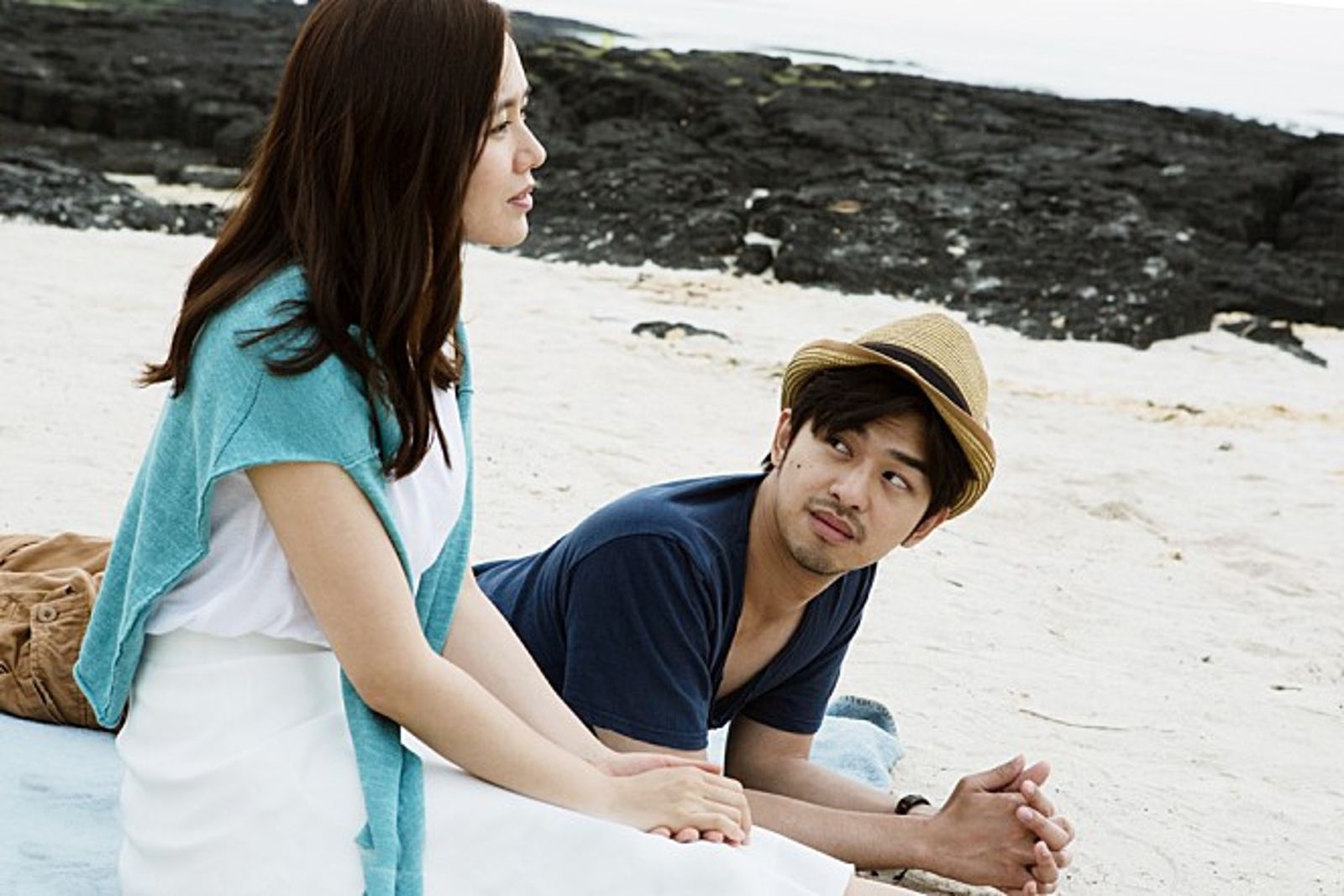 陳柏霖（右）曾與孫藝真合拍《壞蛋必須死》。翻攝NAVER