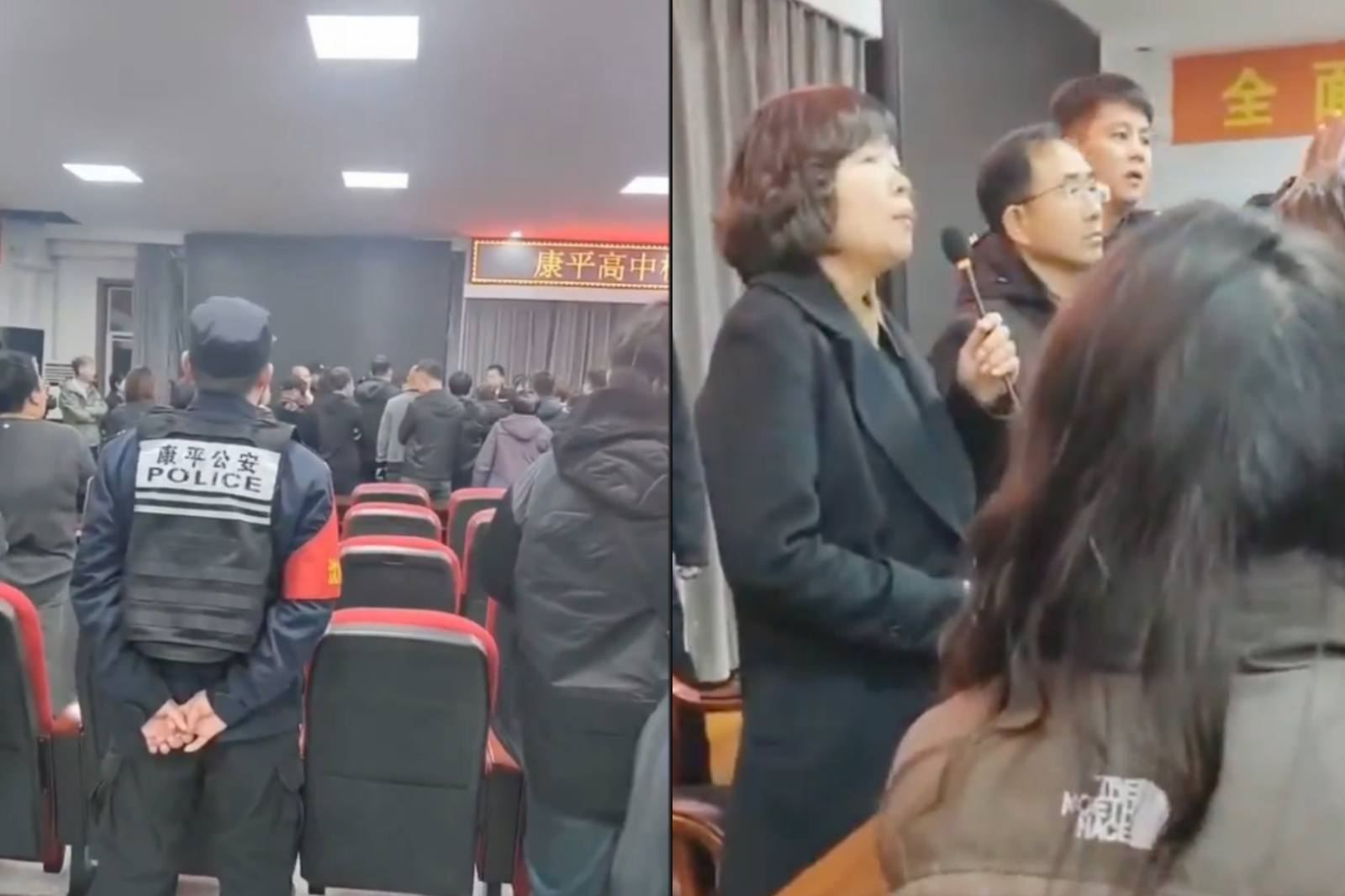 中國一所高中進行肺結核篩檢爆共用針頭,家長氣炸衝到校園逼問。圖/翻攝自X@whyyoutouzhele