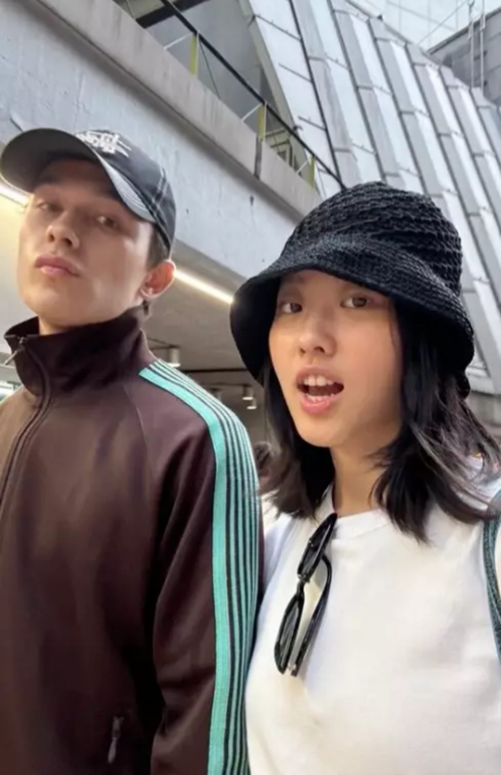 陳康堤與男友Shou Honda公開放閃。翻攝Shou Honda IG限動