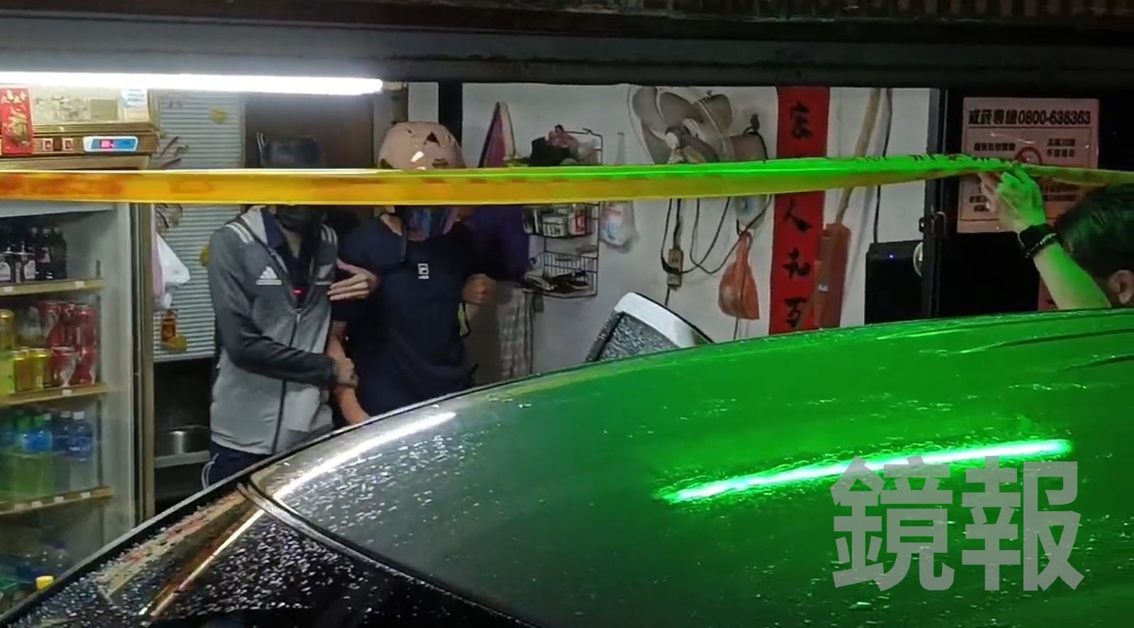 16歲少年疑似受子奏李姓主嫌指派頂包。翻攝畫面