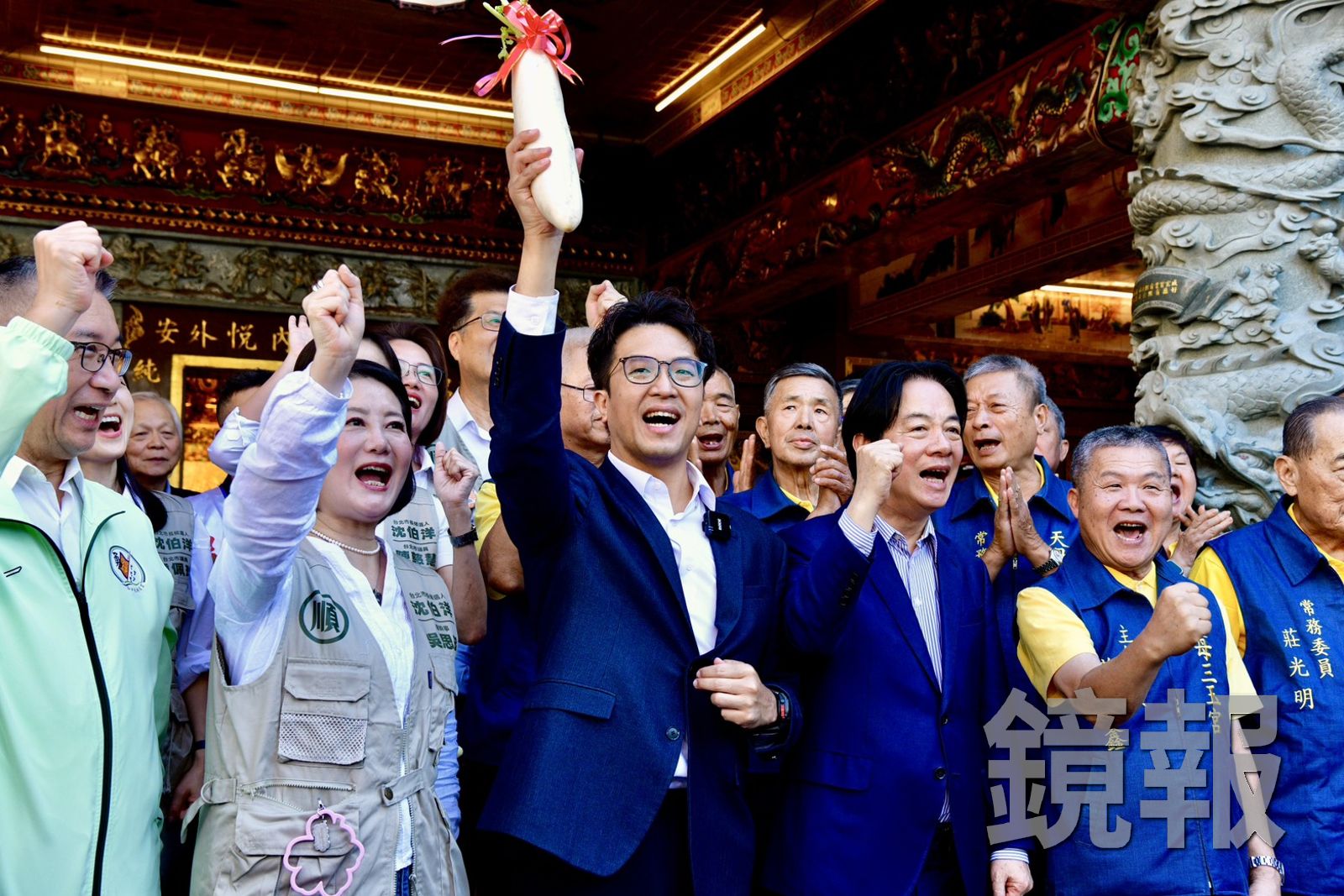 點名「厝邊」介選!賴清德天母合體沈伯洋 喊話徹底排除境外勢力