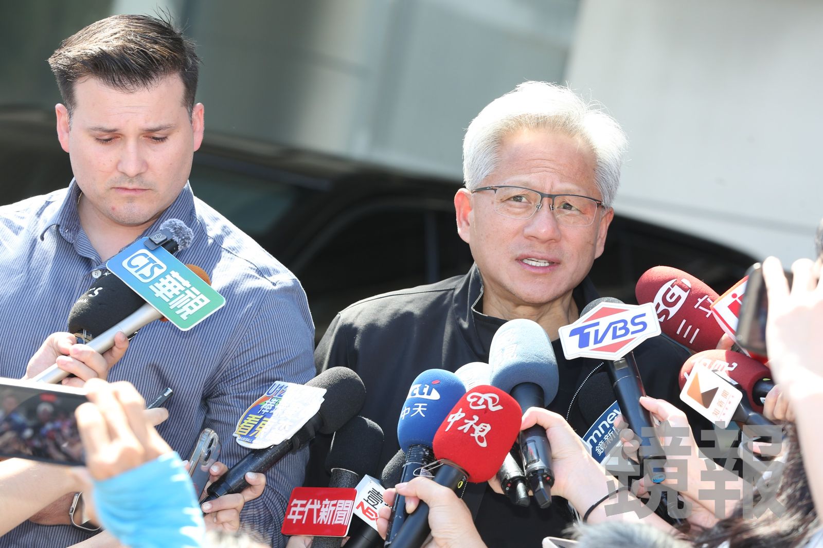 核三公投前意外來台　黃仁勳：核能是很好的選項