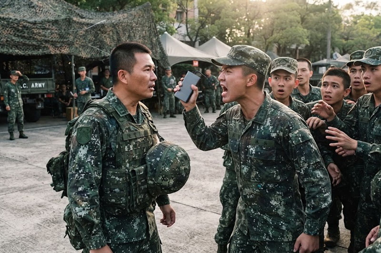 離營宣教他牙起來!!東引上兵不爽被士官長「拉正」怒飆髒話 作勢打人下場曝光