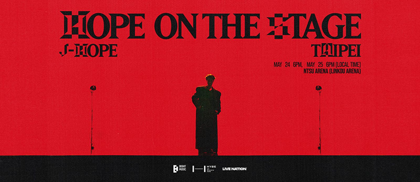 BTS成員J-hope將在下週來台開唱。live nation taiwan提供