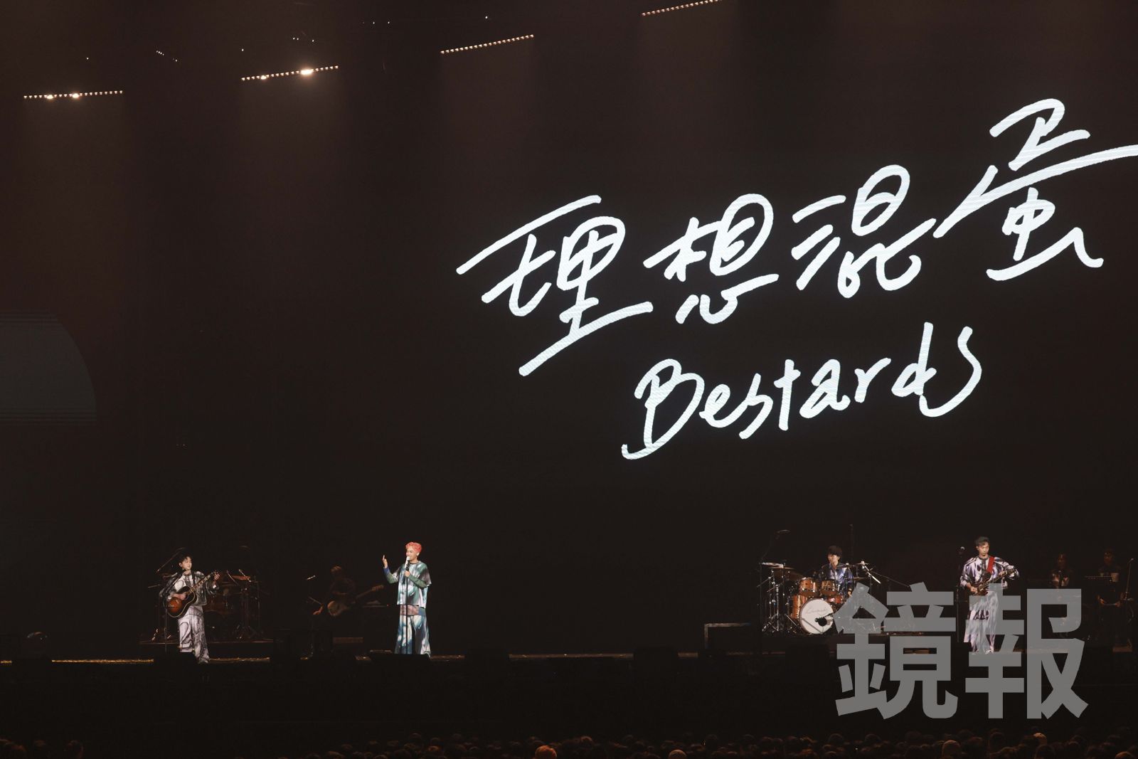 理想混蛋2日繼續在小巨蛋開唱。劉耀勻攝