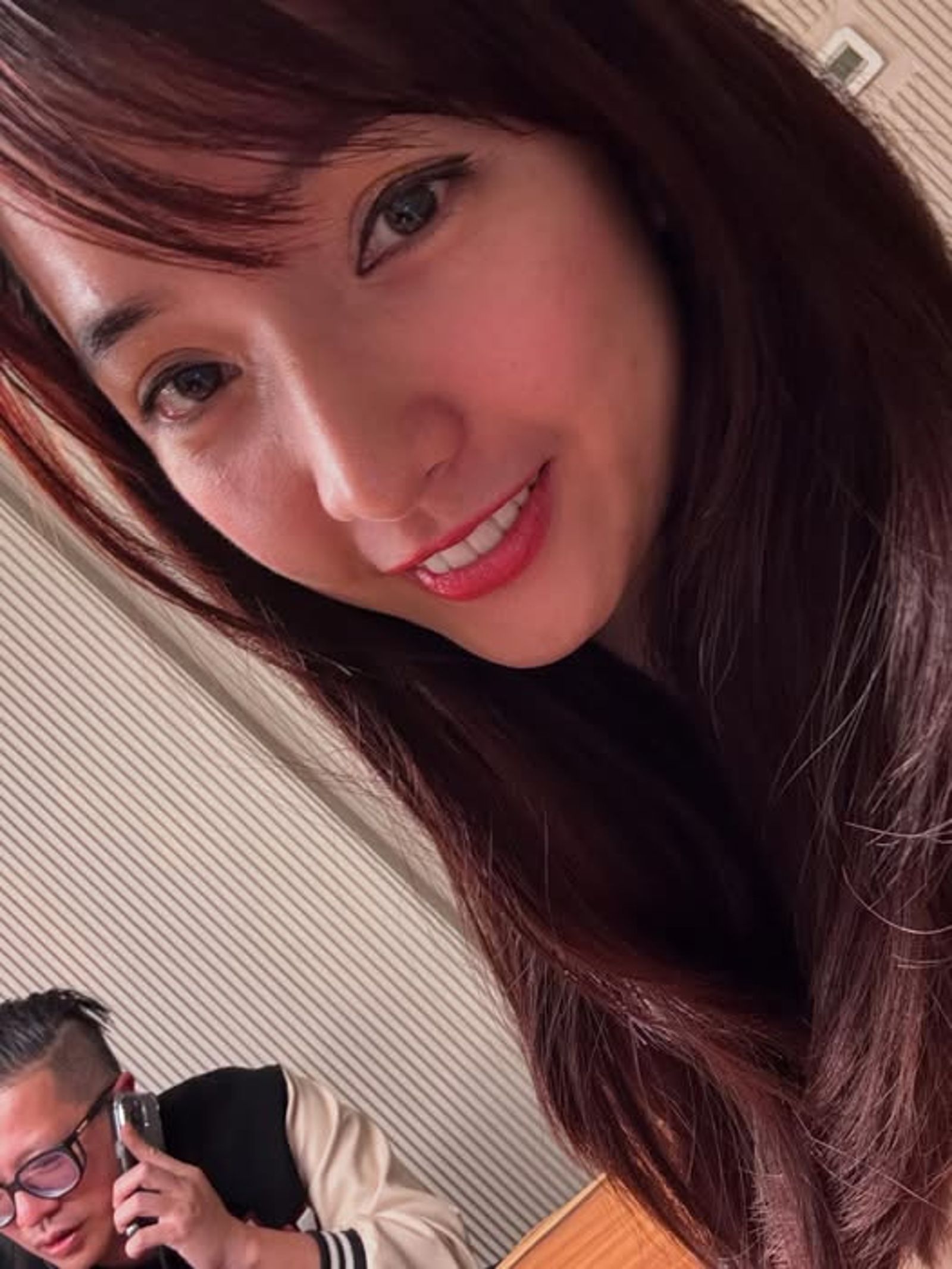 陳匡怡因自拍照惹議。翻攝陳匡怡臉書