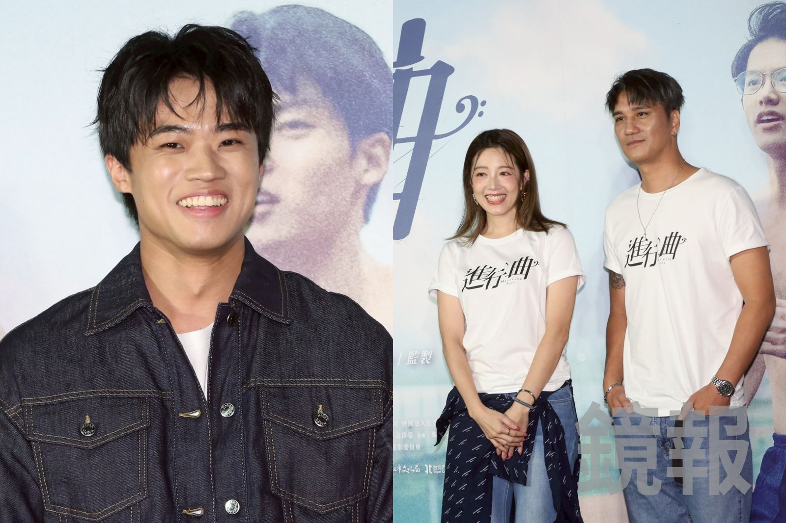 潘親御、黃薇渟、馬志翔在《我們六個》當中是家人關係,又在《進行曲》中同台演出。李鍾泉攝
