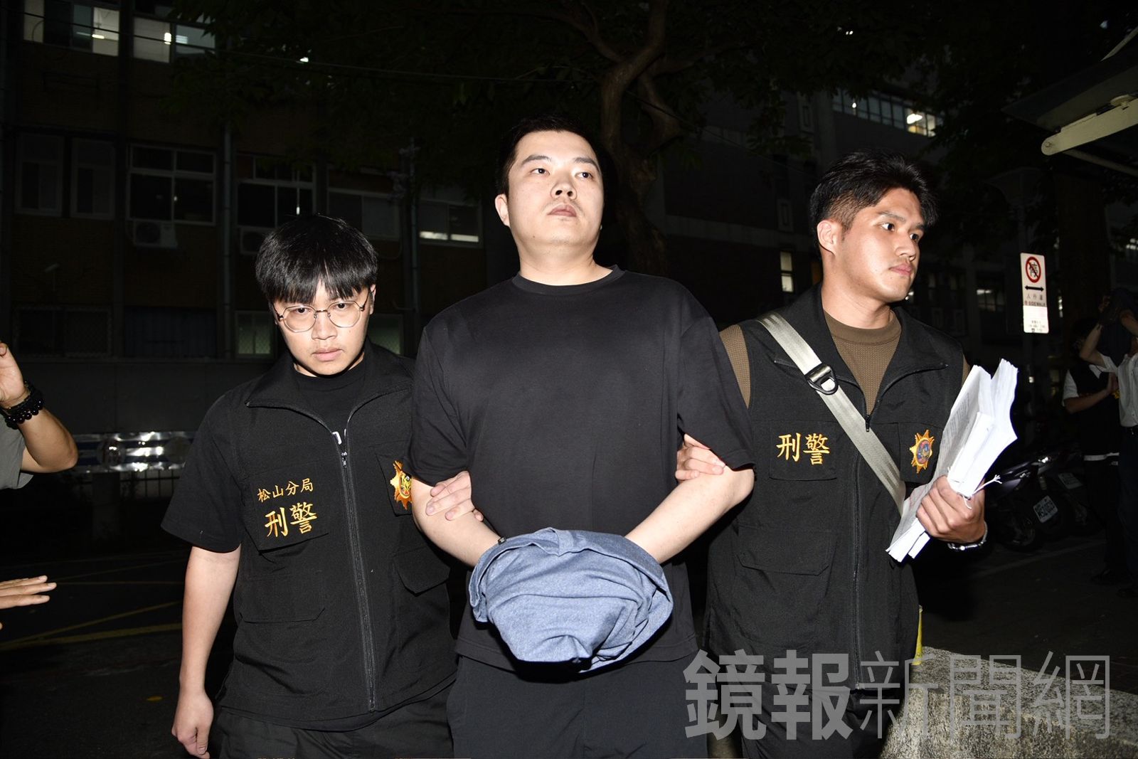 恐嚇松山牙醫的共犯周文翰。李智為攝