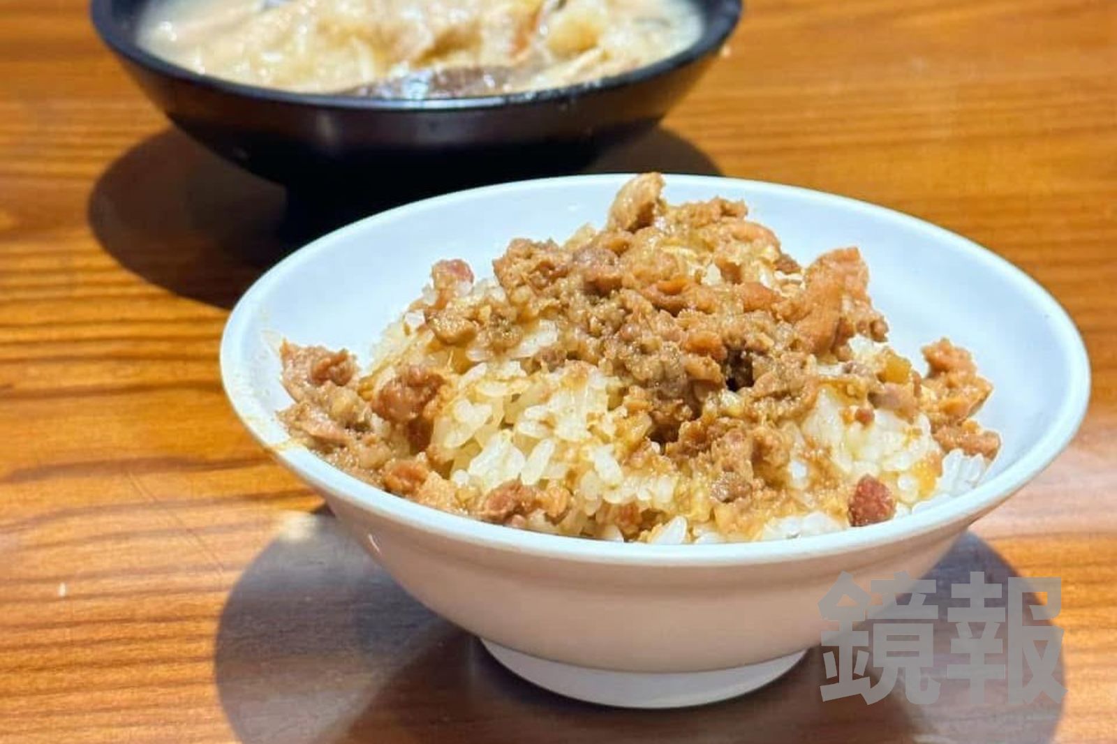 「魯肉飯」以瘦肉滷成卻不柴澀,嘗來肉香濃厚。(30元/小碗)