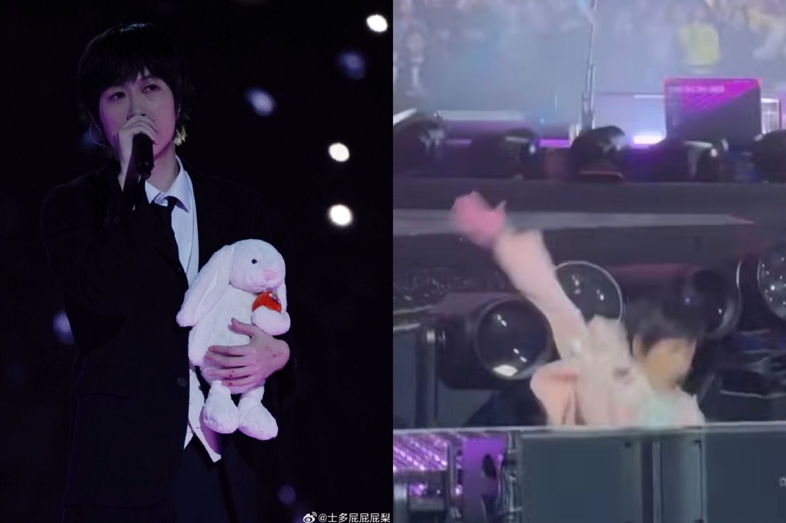 五月天阿信重摔流血報平安、周杰倫按讚！踩空2米舞台F3輪流親親安慰