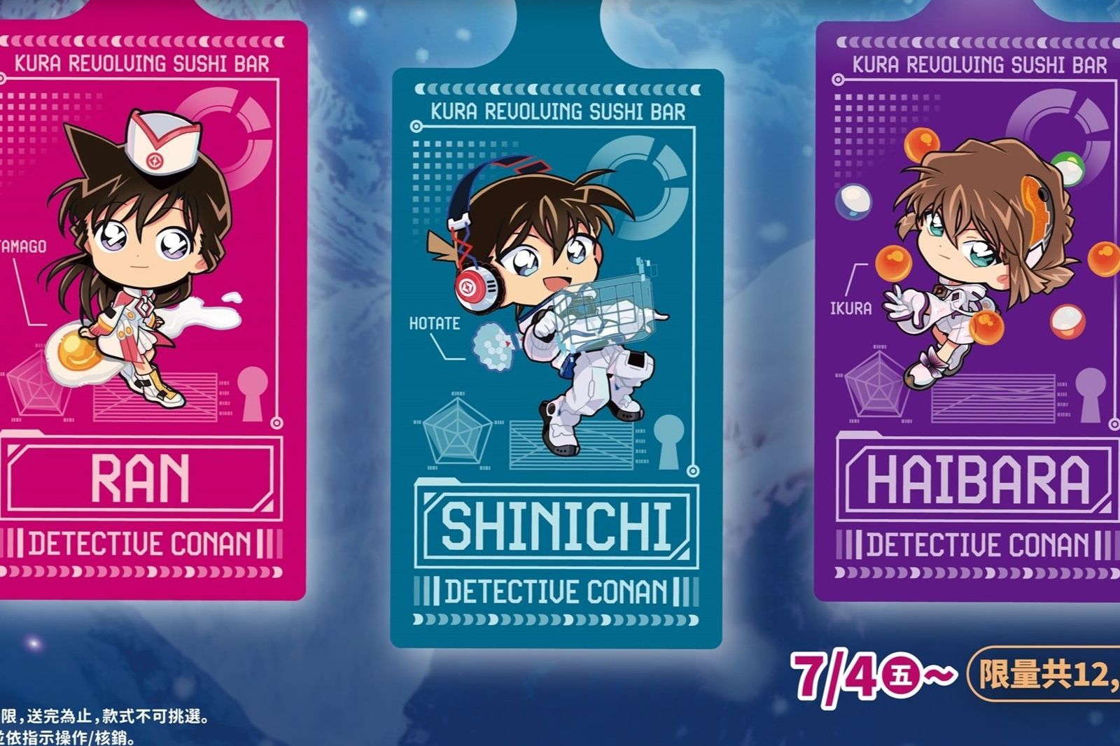 吃壽司也能破案！「藏壽司」聯手柯南推20款扭蛋　滿額送限量行李吊牌