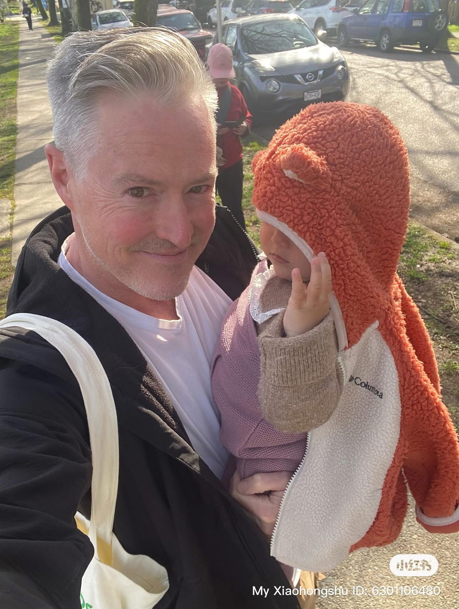 夏克立曬出和女兒合照。翻攝夏克立臉書