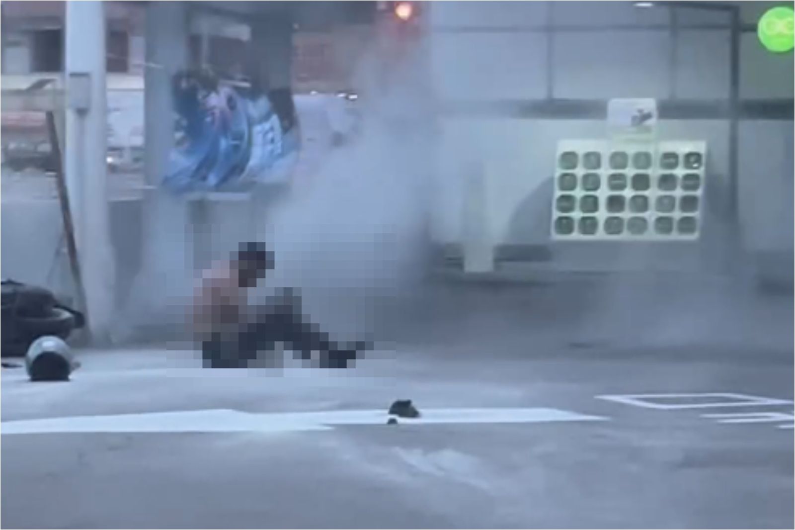 男子身上被燒到多處焦黑。圖／threads@su_kuan_