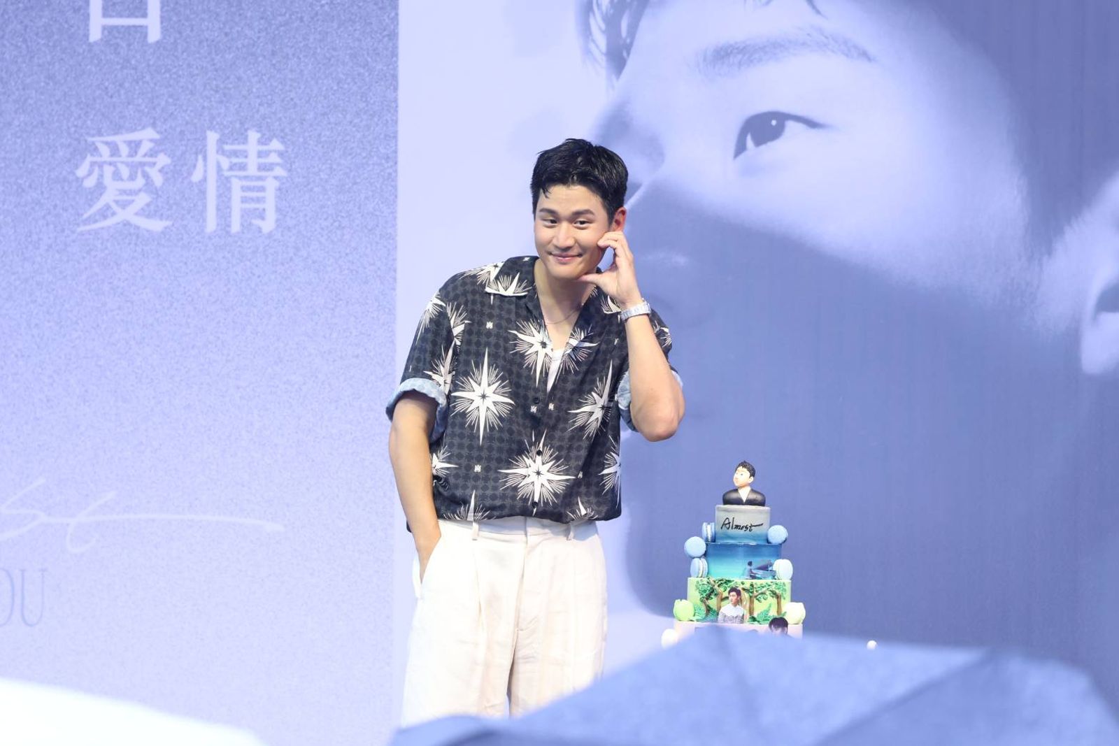 周興哲7日在台北信義區舉辦簽唱會。讀者提供