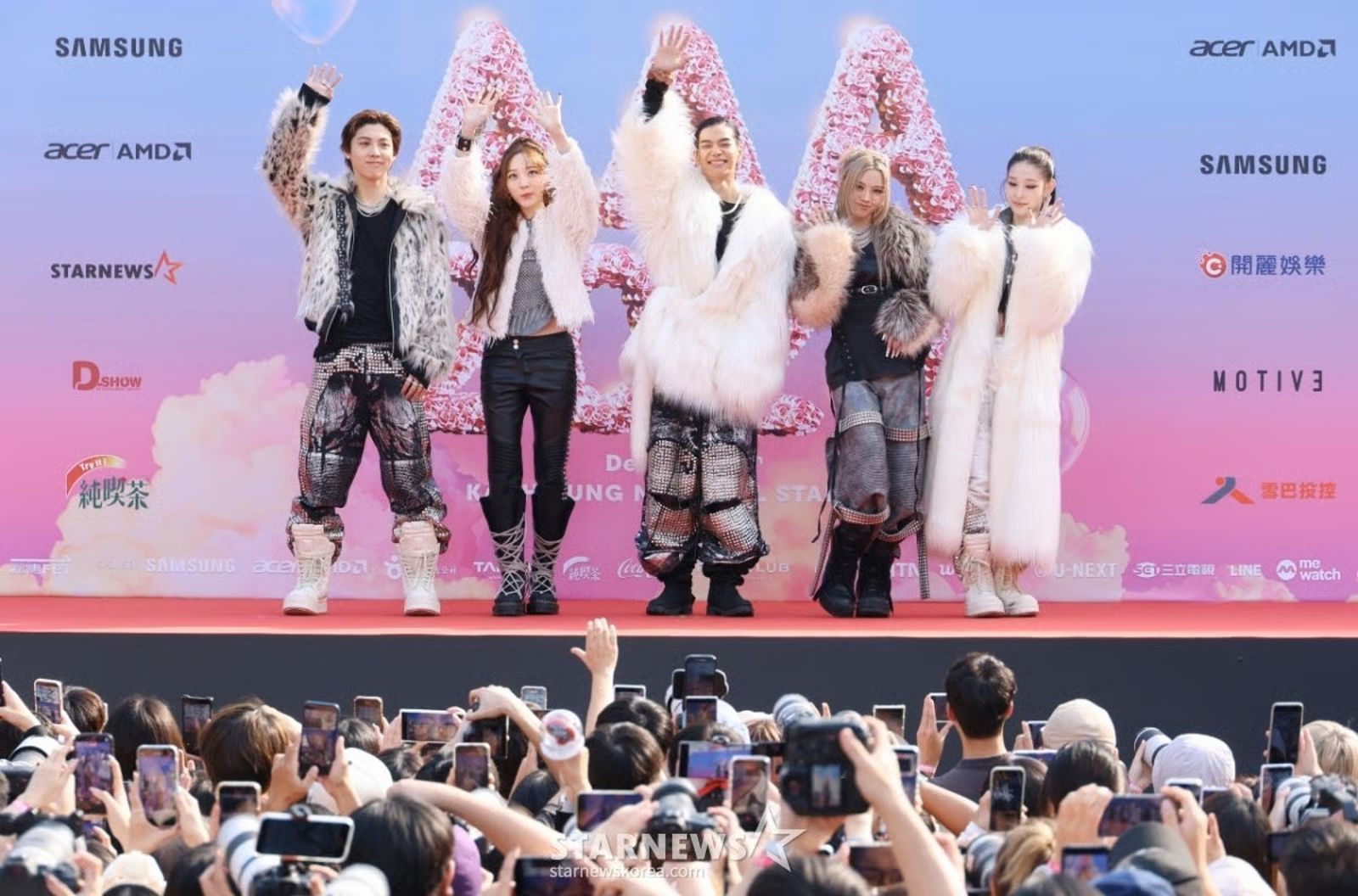 AAA紅毯開始了！財閥千金Annie率ALLDAY PROJECT登場　唱紅「吳麗萍」的CORTIS也來了