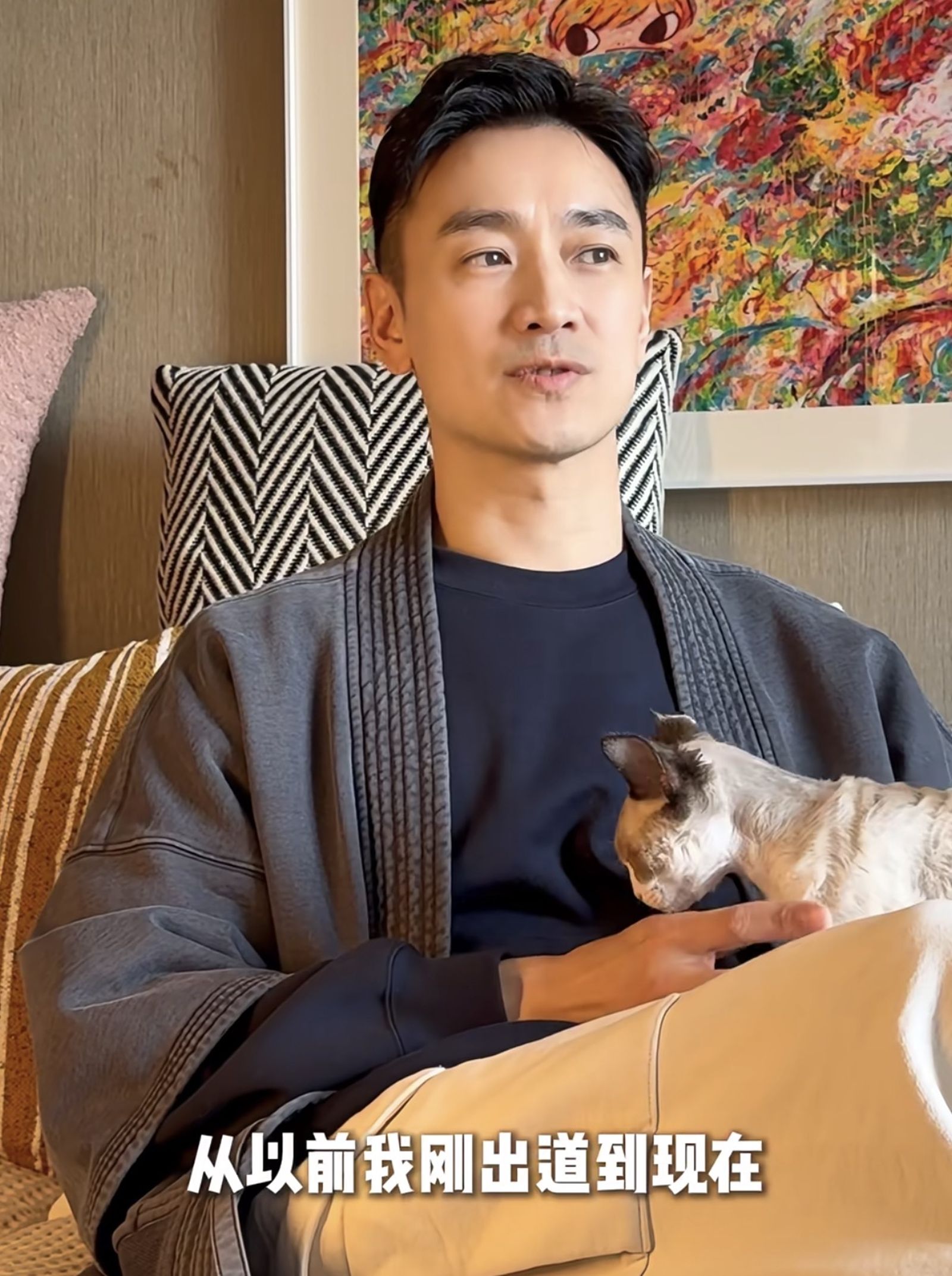 林佑威拍影片分享出道20年心聲。翻攝小紅書