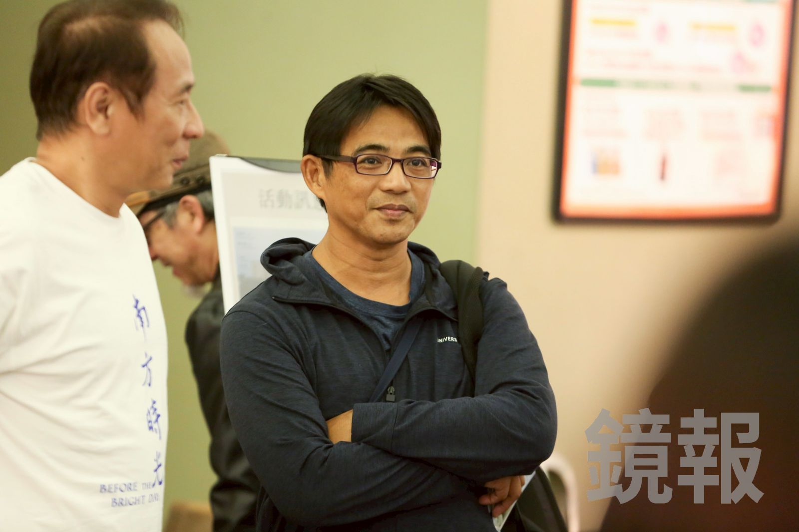 陳玄力的爸爸也北上參加兒子主演的電影《南方時光》首映。李鍾泉攝