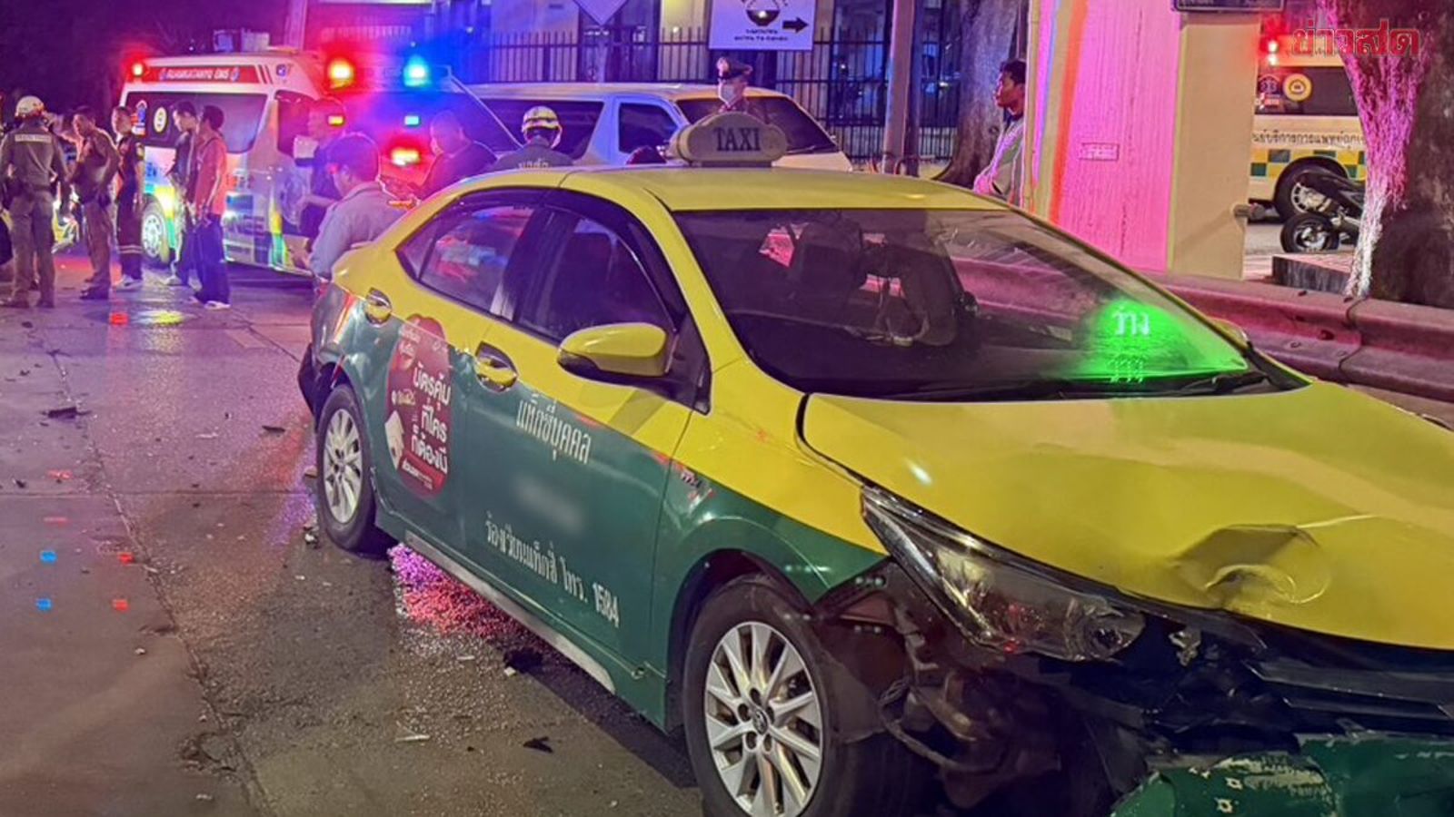 凌晨騎車狂飆速！男女摔車被甩飛「下秒遭計程車輾過」…當場頭骨破裂慘死