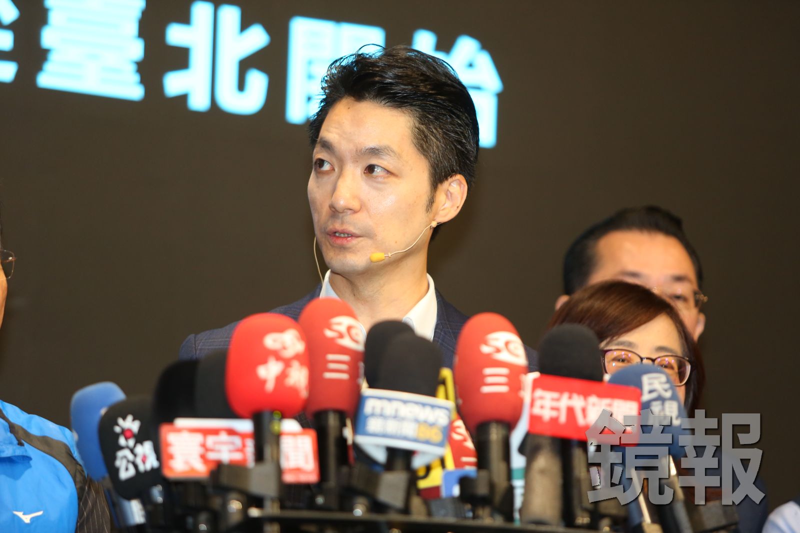 矢板明夫認為,蔣萬安已經感到選情壓力。圖/姜永年攝