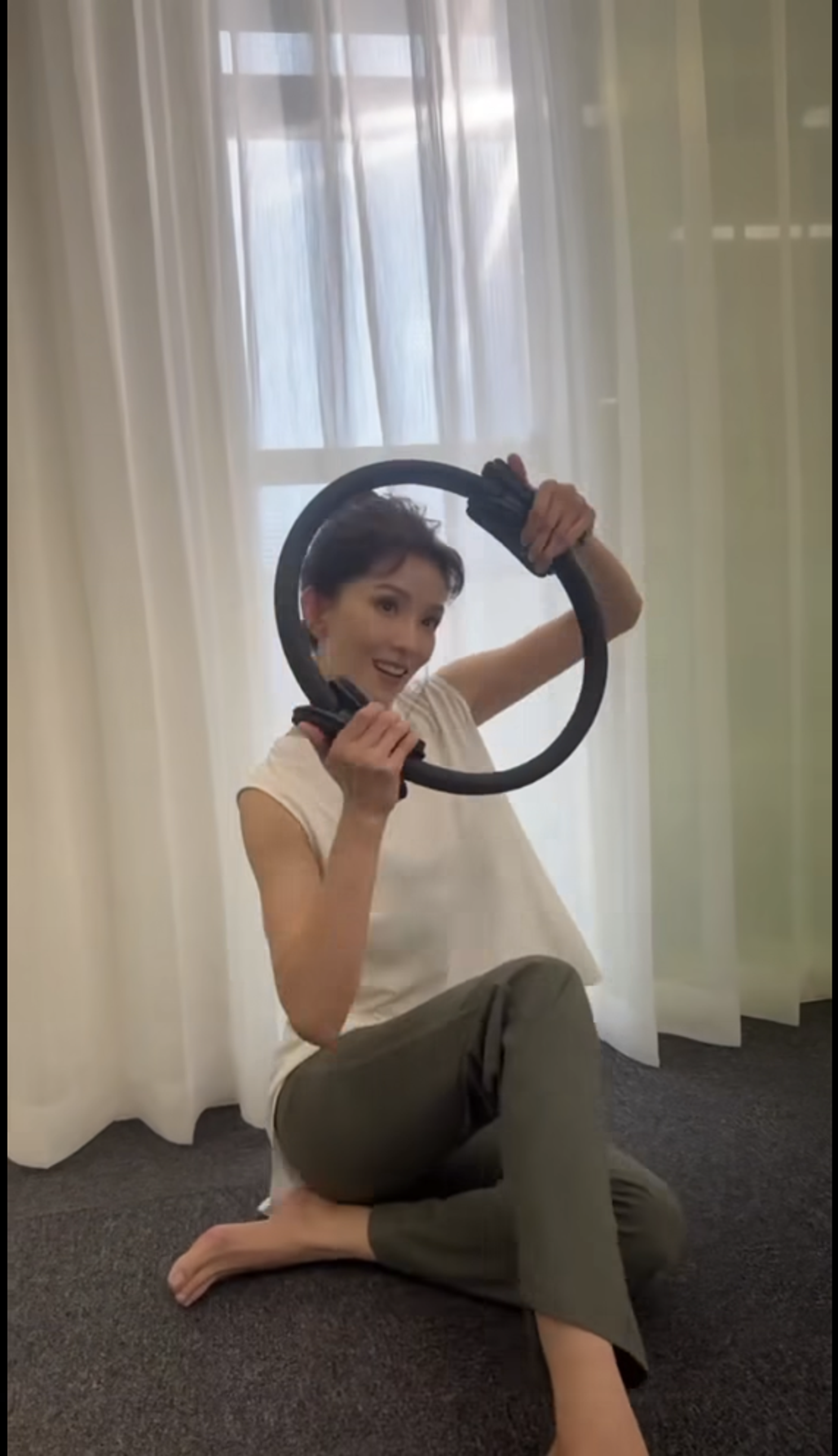 葉全真投入皮拉提斯事業。翻攝葉全真臉書