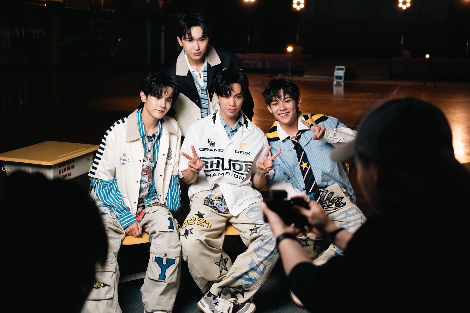 AcQUA源少年回母校掀往事　莑茗自嘲：退伍後最緊張工作