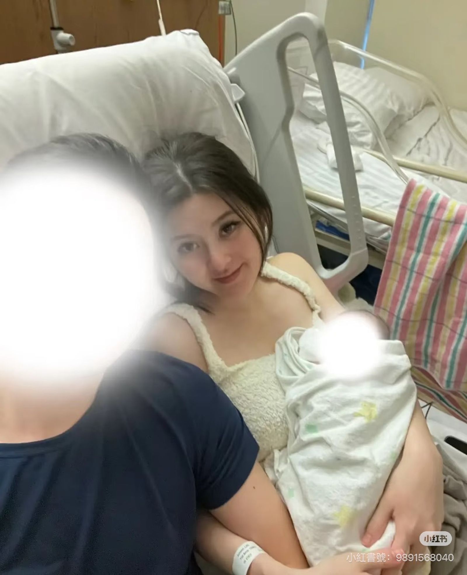 廖思惟遭曝光生產照。翻攝小紅書