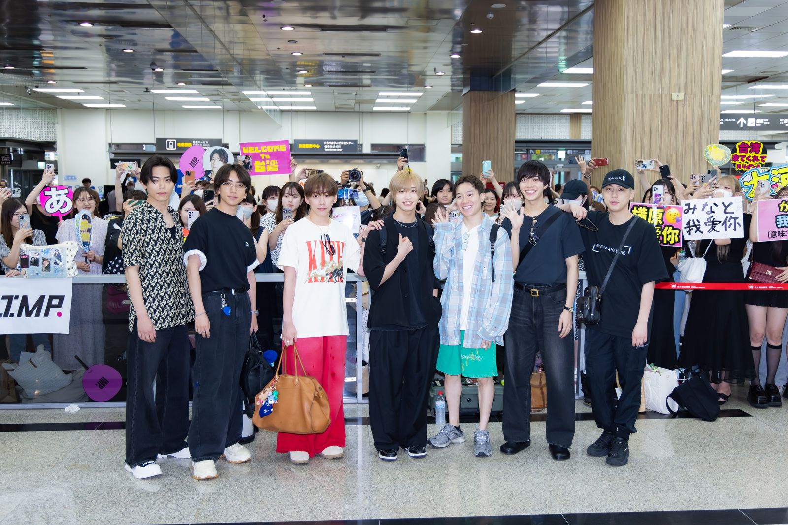 日本男團IMP.首登台300鐵粉接駕　老闆瀧澤秀明低調隨行